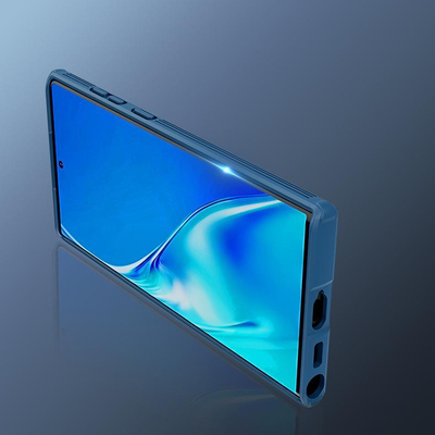 Kapak telefoni Nillkin CamShield për Samsung Galaxy S22 Ultra, kapak kamere që rrëshqet, mbron nga goditjet, blu