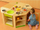 Kabinet këndor druri për kuzhinë lojërash Masterkidz, 39.5 x 39.5 x 52 cm, ngjyrë druri