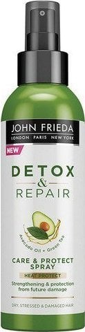 Заштитен спреј за коса John Frieda Detox & Repair, масло од авокадо, 100ml