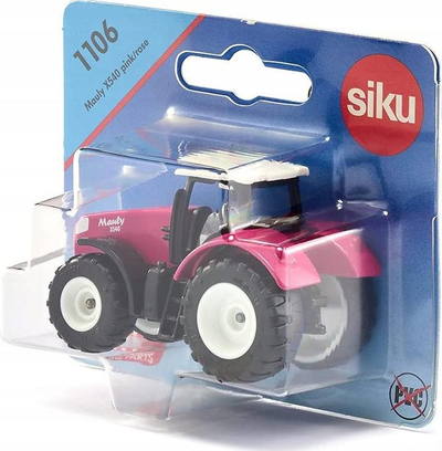 Traktor lodër Siku Mauly X540 1106, metal, rrota gome, rozë