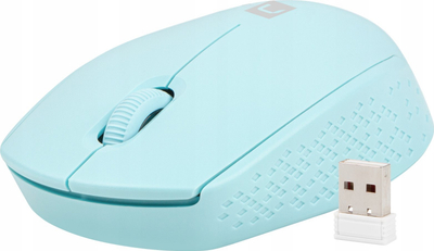 Maush NATEC STORK, Bluetooth dhe USB, 1600 DPI, blu