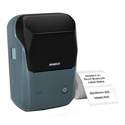 Printer etiketa Niimbot B1, termik, Bluetooth, blu