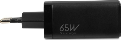 Karikues me mur iBOX C-65 GaN, 65W PD, 2x USB-C 1x USB-A, i zi
