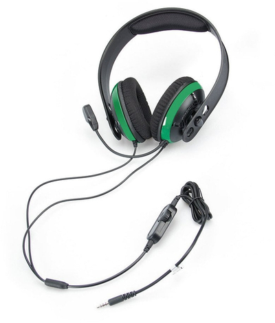 Headset gaming Raptor Gaming HX200, stereo, me mikrofon me anulim zhurme, i zi jeshil