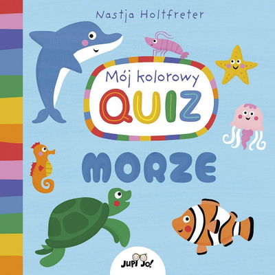 Libër kartoni Jupi Jo My Colorful Quiz Sea, për kalamaj, shumëngjyrësh