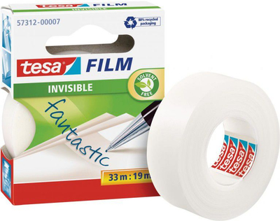 Shirit ngjitës Tesa tesafilm Invisible, 33m, 19mm, transparent