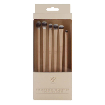Set brusha për grim SOSU Cosmetics Luxury Brush Eye Collection, 6 copë