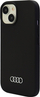 Kuti mbrojtëse Audi Silicone Case për iPhone 15 Plus 6.7", hardcase, silikon, e zezë