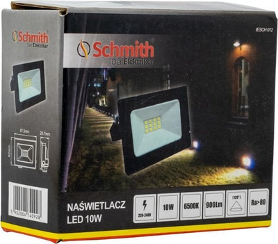 Reflektor LED Schmit 10W, 6500K, 900lm, IP65, i zi