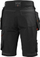 Pantallona të shkurtra pune Helly Hansen Kensington Construction, elastike, me plot xhepa, të zeza