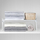 Raft organizues Rayen Stackable Folding Shelf, palosës, i grumbullueshëm, i bardhë