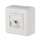 Prizë rrjeti Metz Connect C6Amodul 270°, RJ45, 1 port, e bardhë