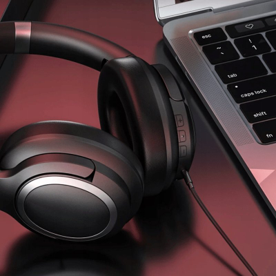 Kufje Bluetooth Lenovo Thinkplus TH40, ANC, 20 orë bateri, të bardha