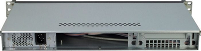 Kuti serveri IPC 1U K 125L, Mini ITX, pa furnizim, gri me të zezë