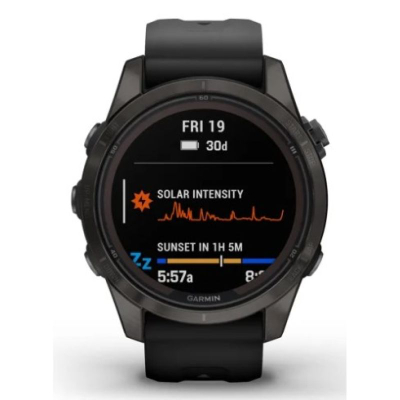 Ora smartwatch Garmin Fenix 7S Pro Sapphire Solar, 42mm, GPS, e zezë