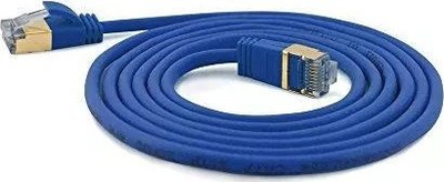 Kabllo rrjeti Wantec Patch, SSTP CAT7, 10m, blu