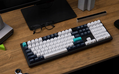 Tastierë mekanike Keychron Q6 Max Wireless, RGB, Gateron Jupiter Red, Carbon Black