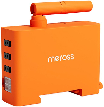 Monitor i energjisë Meross EM06P-EU, Wi-Fi, 6 qarqe, portokalli