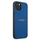 Kapak telefoni Guess Saffiano Metal Logo për iPhone 13 Mini, lëkurë ekologjike, blu