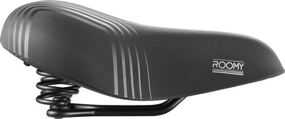 Sedile biçiklete Selle Royal Roomy, shkumë Slow Fit Foam, ergonomike, e zezë