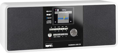 Radio me internet Imperial DABMAN i200 CD, DAB+, FM, CD, USB, e zezë