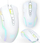 Maus gaming ONIKUMA CW905 me kabllo, 7 butona, i bardhë me drita RGB