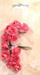 Set dekorativ Galeria Hobby Paper Roses Rosy, 12 copë, rozë