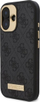 Futrollë telefoni Guess GUHMP16SU4GPRK për iPhone 16 6.1", me MagSafe, e zezë