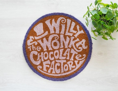 Tapet dere Pyramid Willy Wonka The Chocolate Factory, fibra kokosi, bazë PVC, kafe