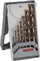 Set maja shpuse për metal Bosch, 2 x 3 x 4 x 5 x 6 x 8 x 10 mm