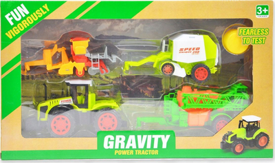 Set lodrash ferme Macyszyn Toys Agricultural Set, me mjete bujqësore, shumëngjyrësh