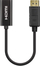 Adapter DisplayPort në HDMI Manhattan, 4K 60Hz, aktiv, 15cm, i zi