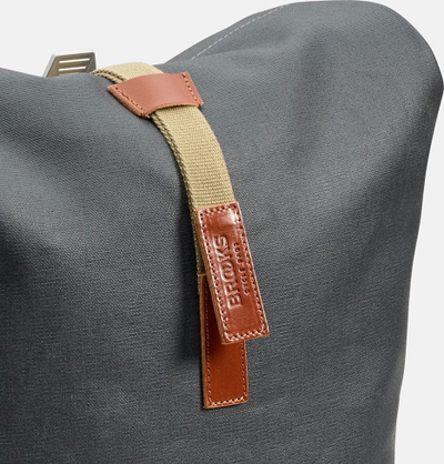 Çantë shpine Brooks Pickwick Cotton Canvas 26L, e papërshkueshme nga uji, gri honey