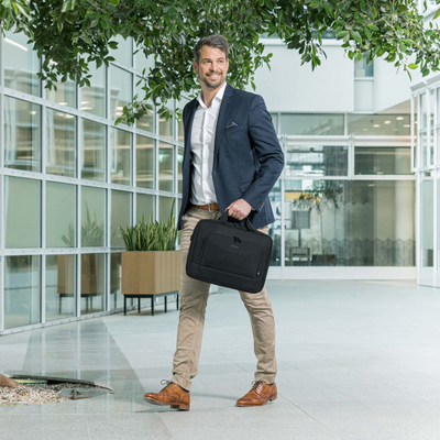 Çantë për laptop DICOTA Eco Top Traveller BASE, 14.1", e zezë