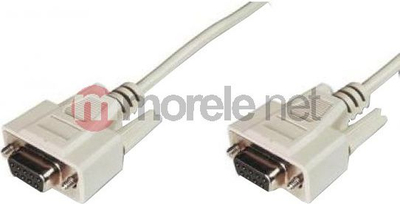Серијален кабел Digitus DB-9 до DB-9, 2m, бела