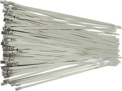 Shirit fiksues inox Ball-lock 12x350mm, çelik T304, ngjyrë argjendi