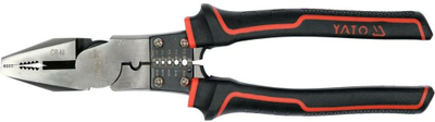 Kliçe multifunksionale Yato YT, 220mm, për elektricistë, të kuqe