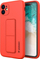 Futrollë Wozinsky Kickstand Case për Samsung Galaxy A22 5G, silikoni i butë e fleksibël, me këmbë mbajtëse, e kuqe