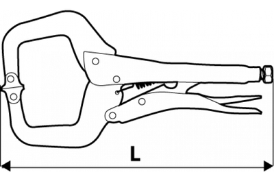 Pincë saldimi Topex 32D459, Type-C, 280mm