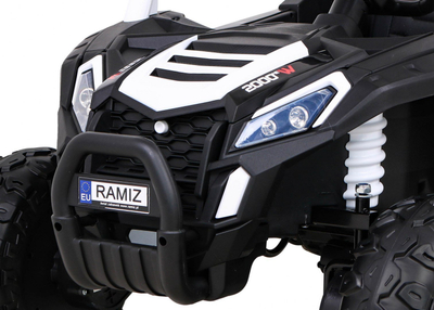 Makina elektrike për kalamaj Buggy Racing, 4x45W, rrota EVA, me pult, LED, e kuqe