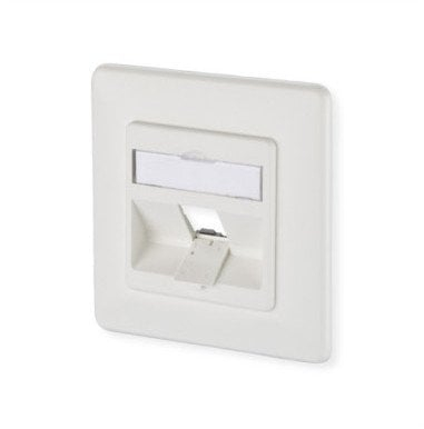Kapak prize rrjeti METZ CONNECT 1309141002-E, modul 45°, i bardhë