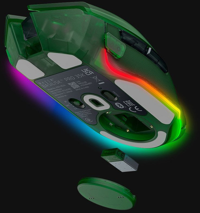 Maus gaming Razer Basilisk V3 Pro, wireless RF dhe Bluetooth, 35000 DPI, i zi