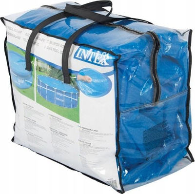 Mbulesë pishine Intex, për pishina të rrumbullakëta, PVC, blu