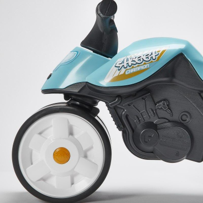 Мотор балансирач Falk Baby Moto Team Bud Racing, до 25 kg, за 1 година+, сина боја