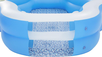 Pishinë me fryrje Bestway Splashview 54409, 270 x 198 x 51 cm, 821L, blu me të bardhë