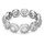 Unazë për femra Swarovski Constella, 58mm, e argjendtë/tranparente