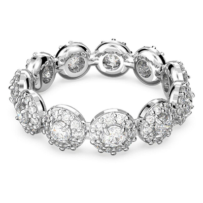 Unazë për femra Swarovski Constella, 58mm, e argjendtë/tranparente
