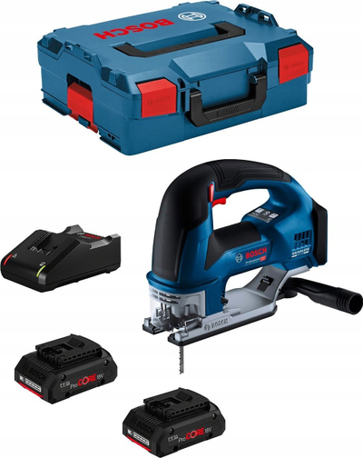 Sharrë pendulë me bateri Bosch GST 18V-155 BC, 18V, 2x ProCORE18V 4.0Ah, me L-BOXX