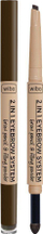 Laps vetullash Wibo 2in1 Eyebrow System, dy anësh, nuanca 3
