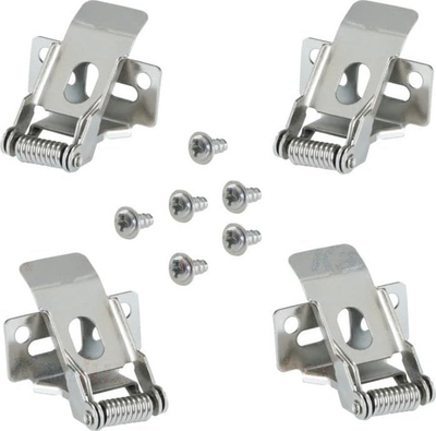 Kapëse montimi për panel LED Kanlux CLIPS BRAVO S/P 60-62, për tavane gips-karton, çelik inox, argjend